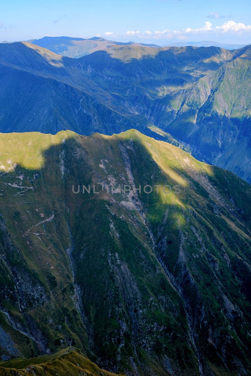 Suny day in  Romanian mountains, Fagaras, Sibiu county