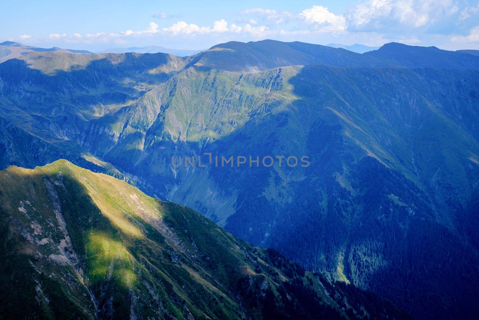 Suny day in  Romanian mountains, Fagaras, Sibiu county