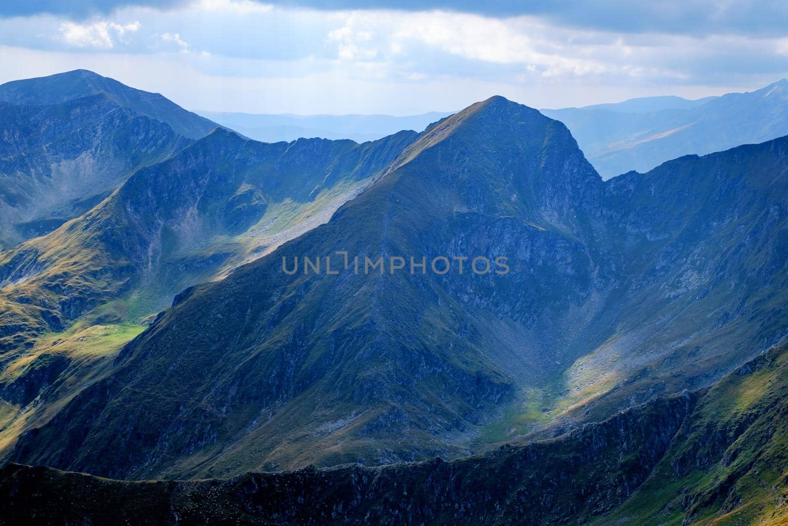 Suny day in  Romanian mountains, Fagaras, Sibiu county