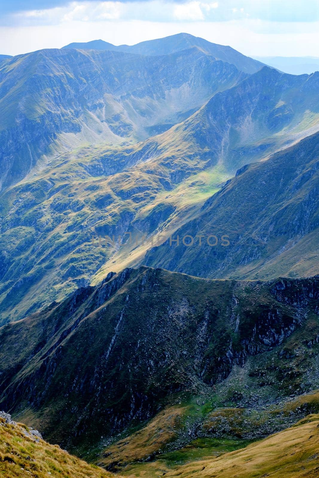 Suny day in  Romanian mountains, Fagaras, Sibiu county