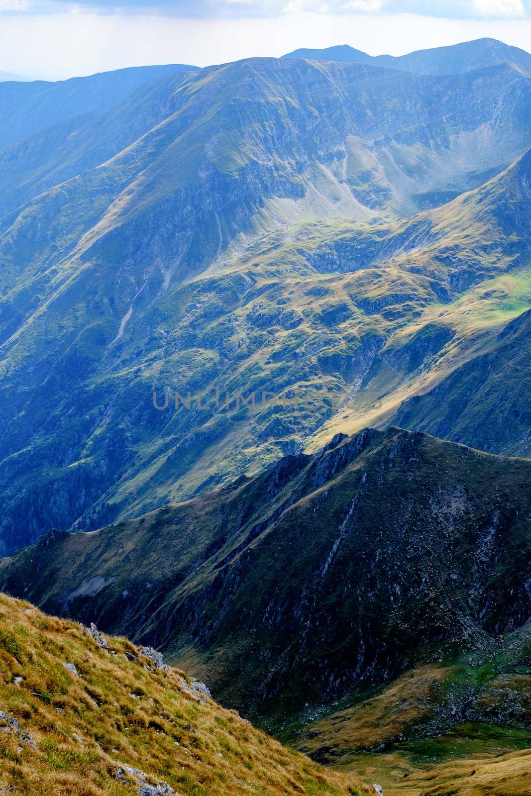 Suny day in  Romanian mountains, Fagaras, Sibiu county