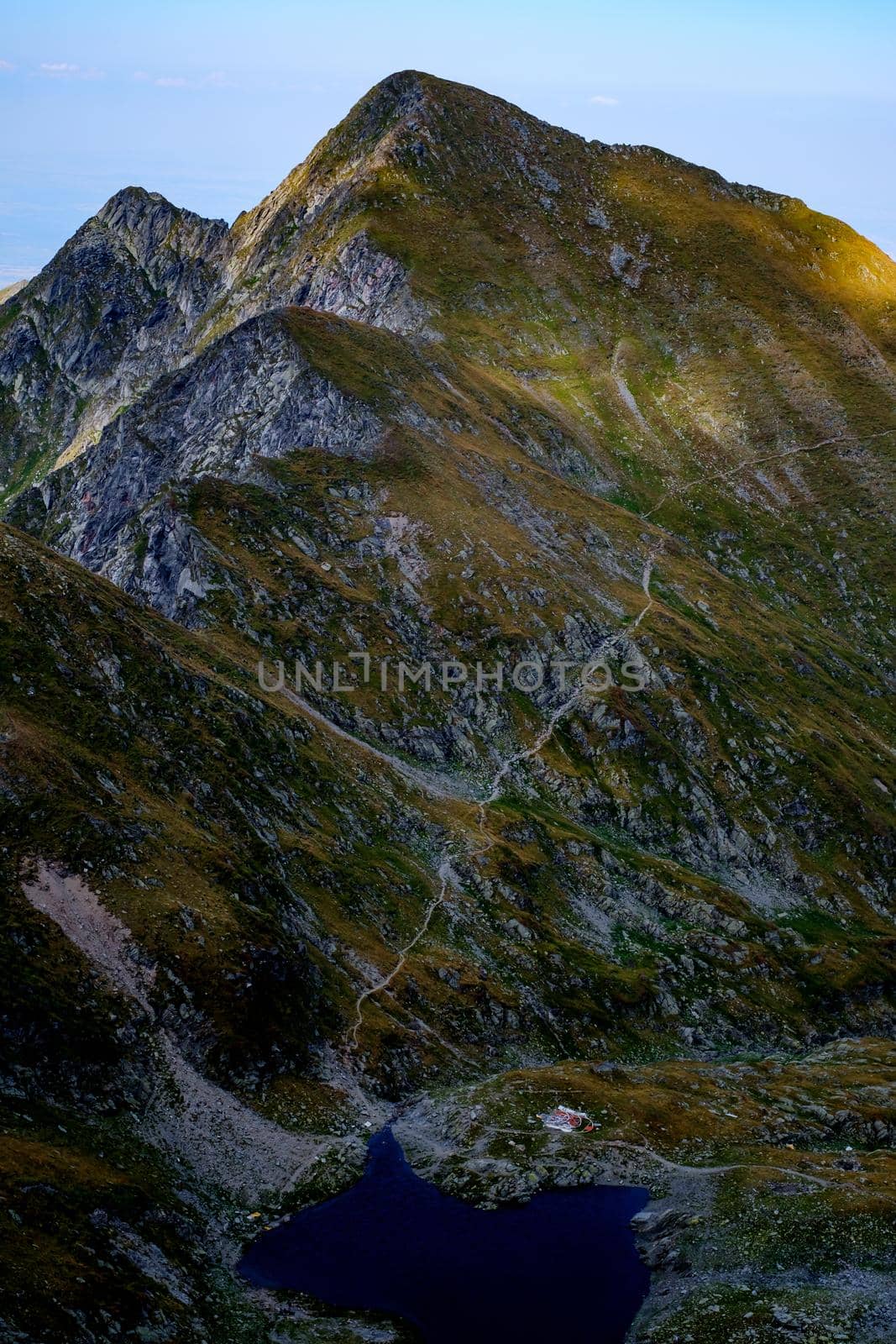 Suny day in  Romanian mountains, Fagaras, Sibiu county