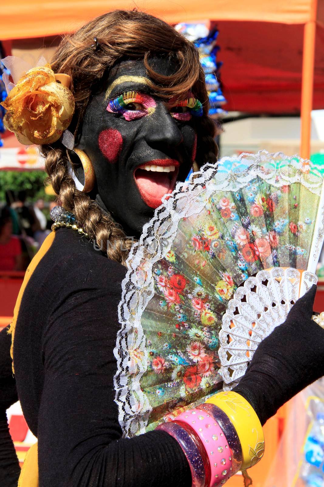 salvador, bahia / brazil - september 8, 2013: people are seen during gay parade in the Campo Grande neighborhood in the city of Salvador.