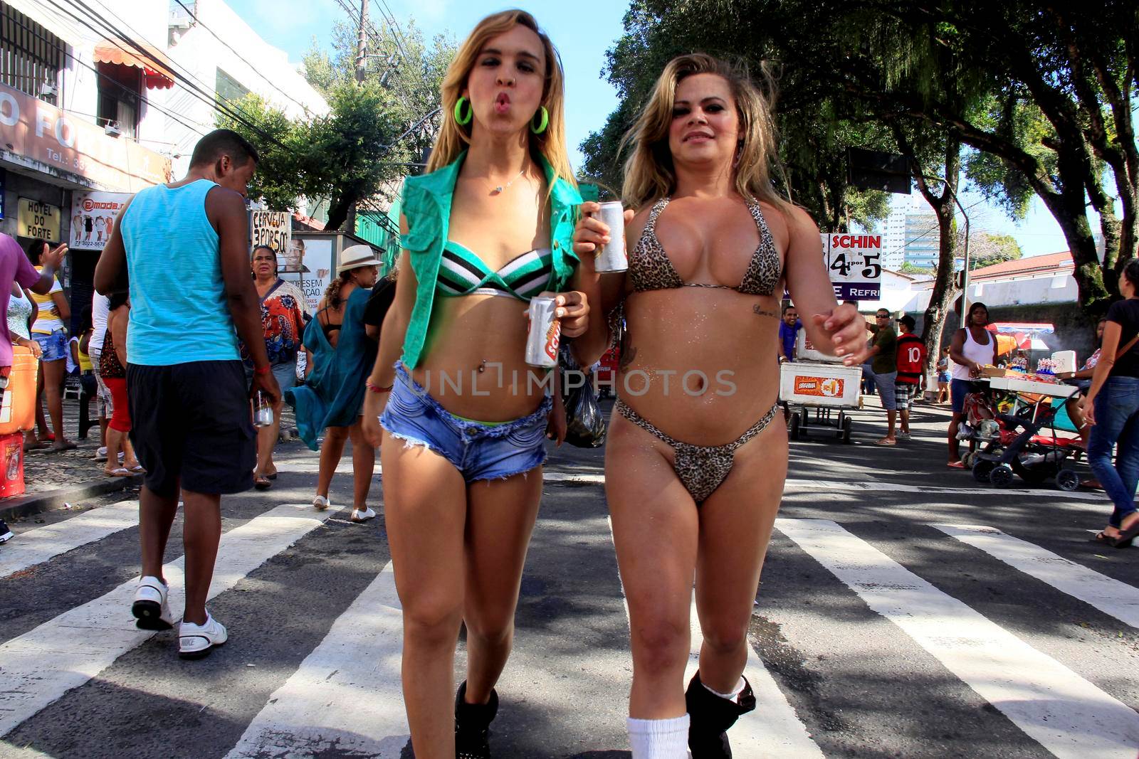 salvador, bahia / brazil - september 8, 2013: people are seen during gay parade in the Campo Grande neighborhood in the city of Salvador.