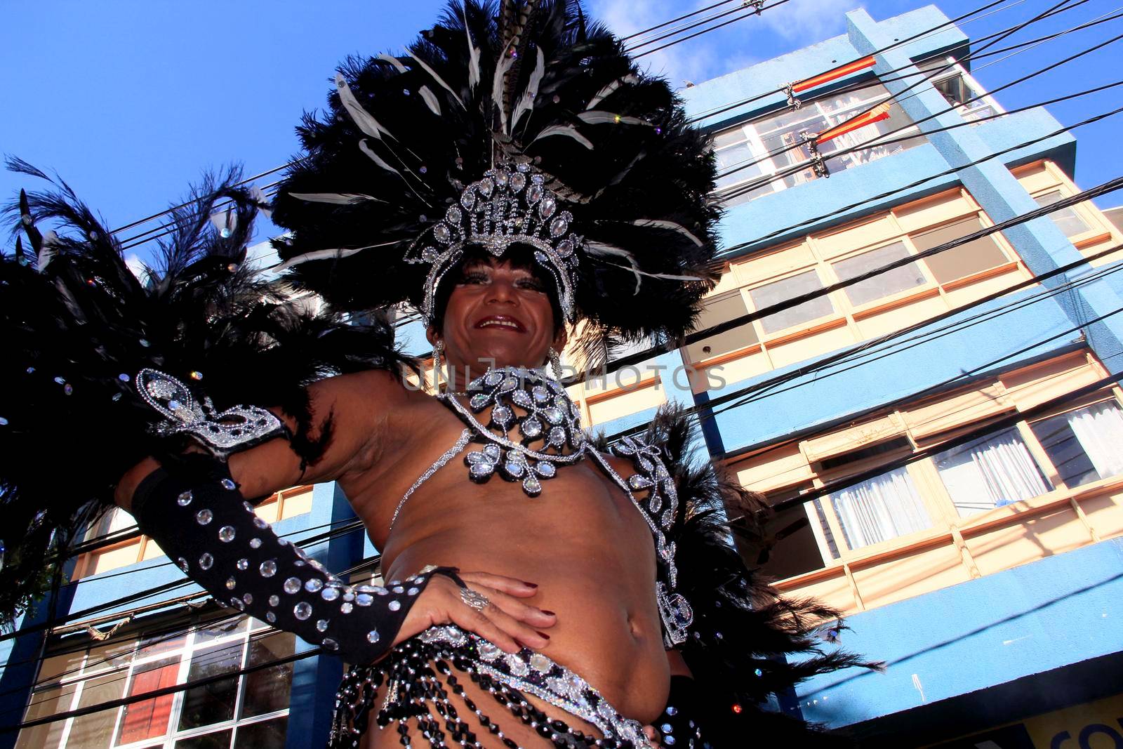 salvador, bahia / brazil - september 8, 2013: people are seen during gay pride parade in the city of Salvador.