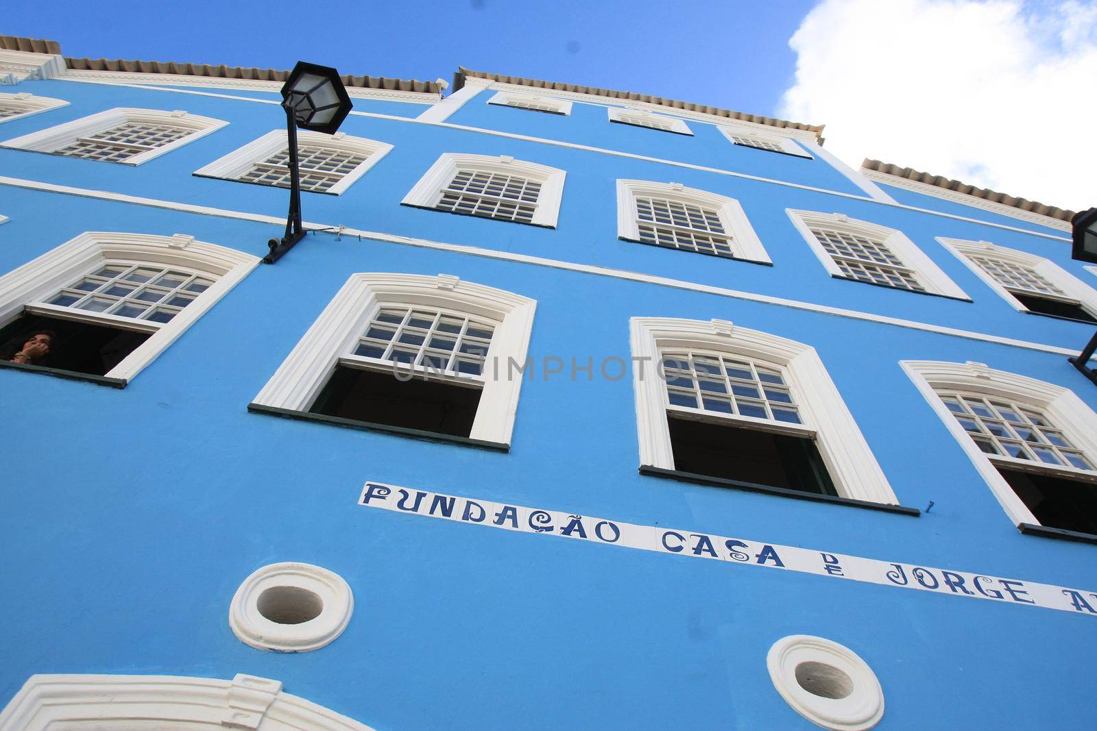 salvador, bahia / brazil - april 22, 2017: Views of old mansions in Pelourinho, Historic Center in the city of Salvador.