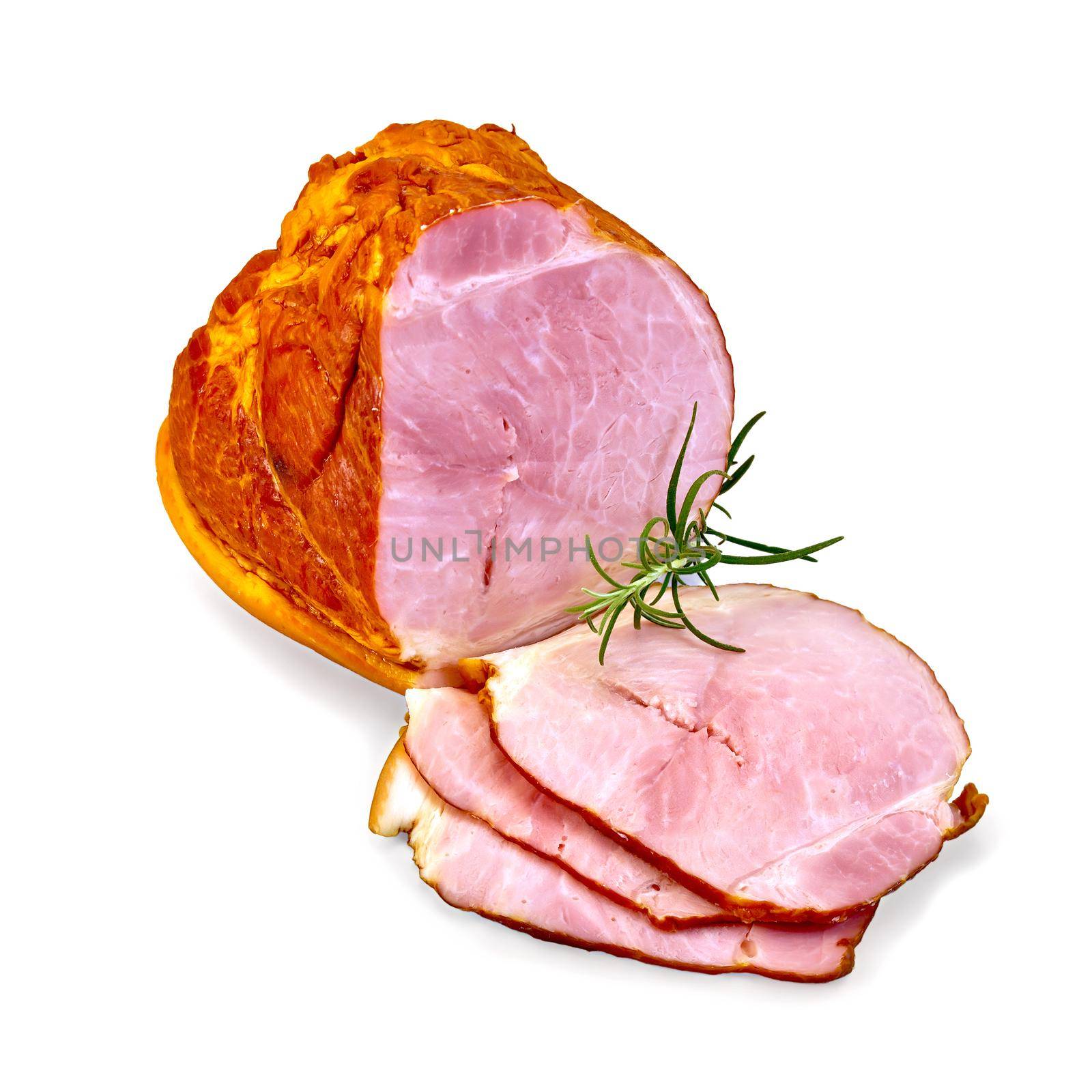 Ham smoked with rosemary by rezkrr