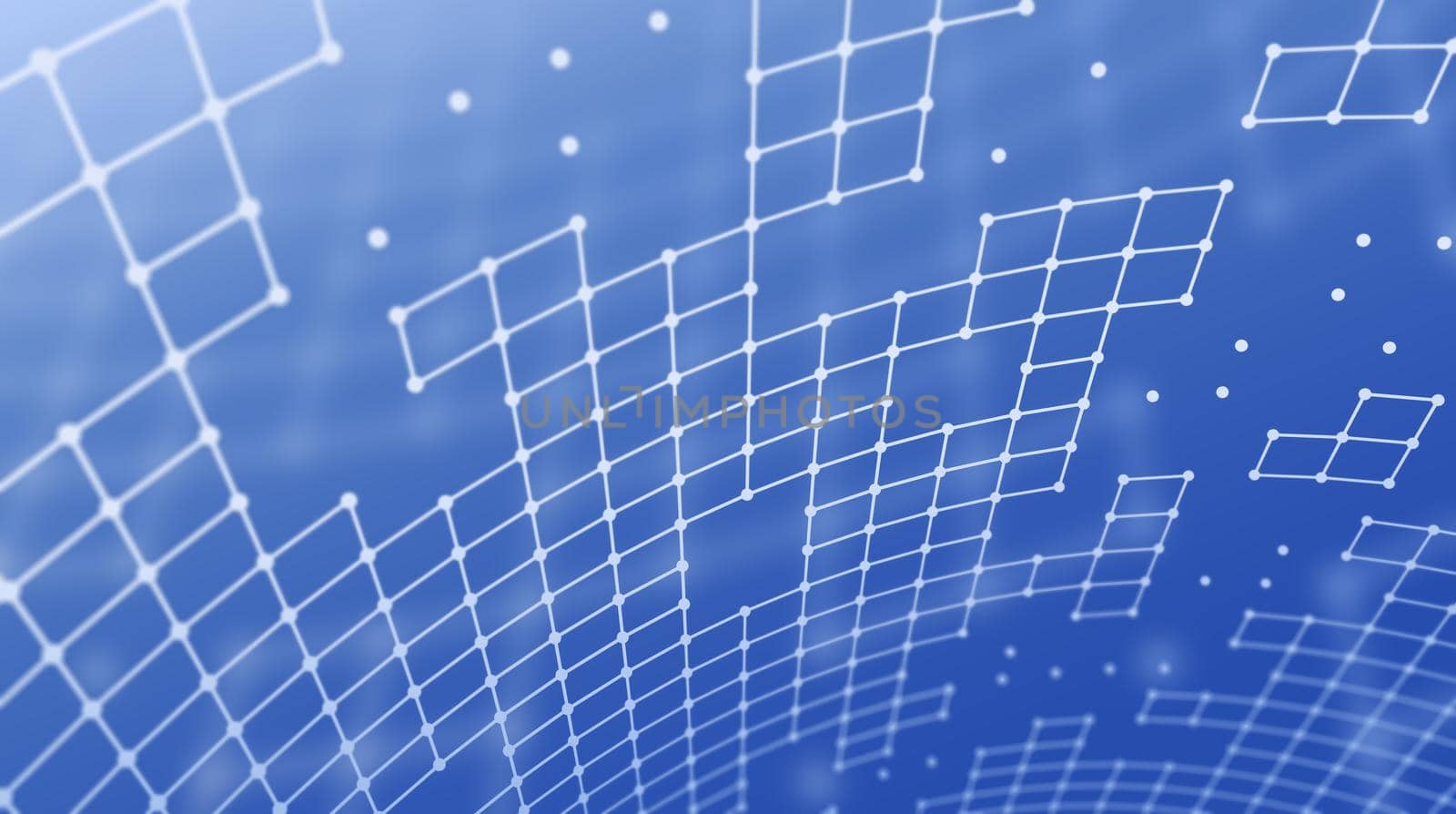 Abstract background of a grid of squares. 3d rendering.