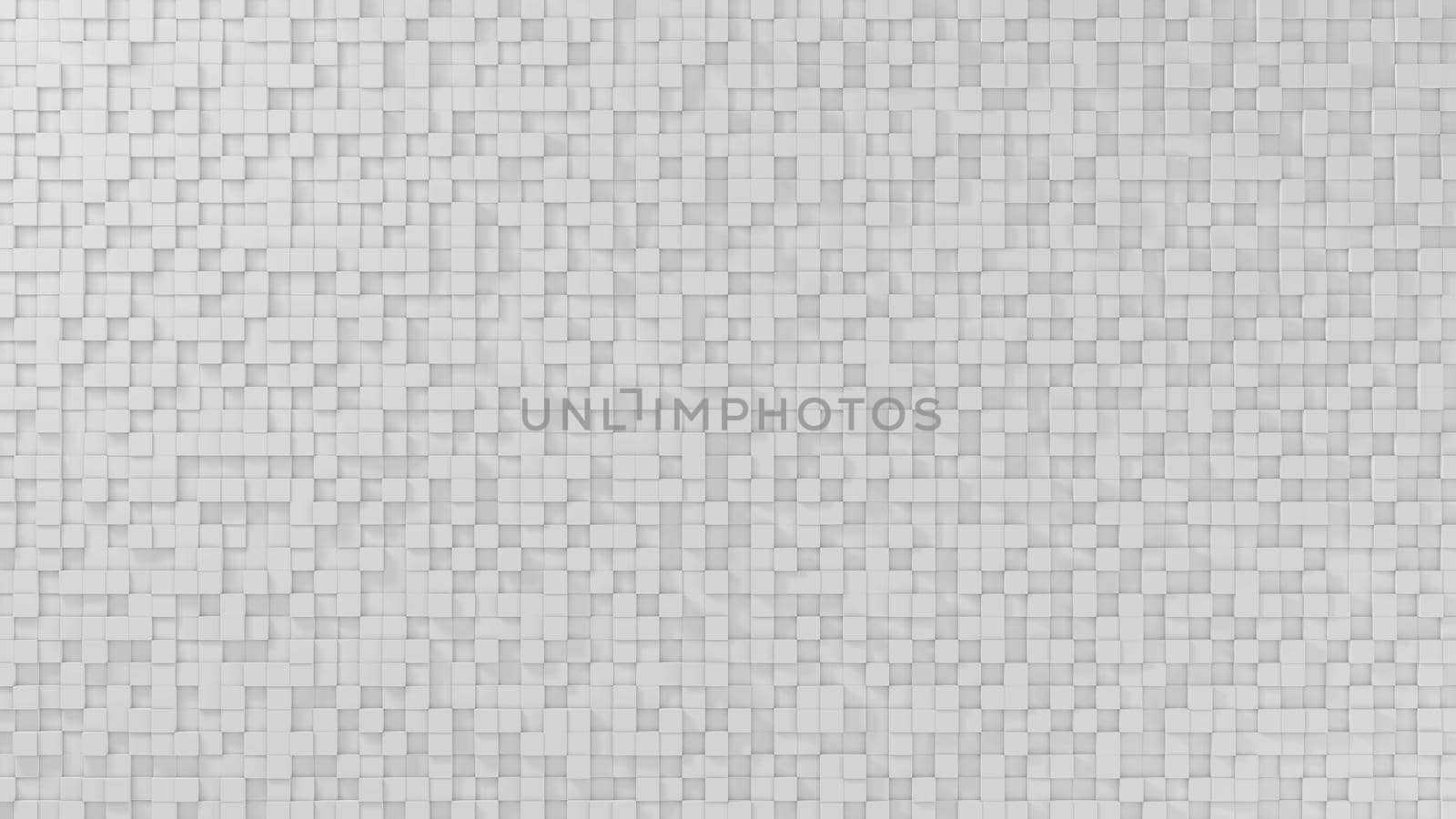 Abstract background in the form of three dimensional cubes. 3d rendering.