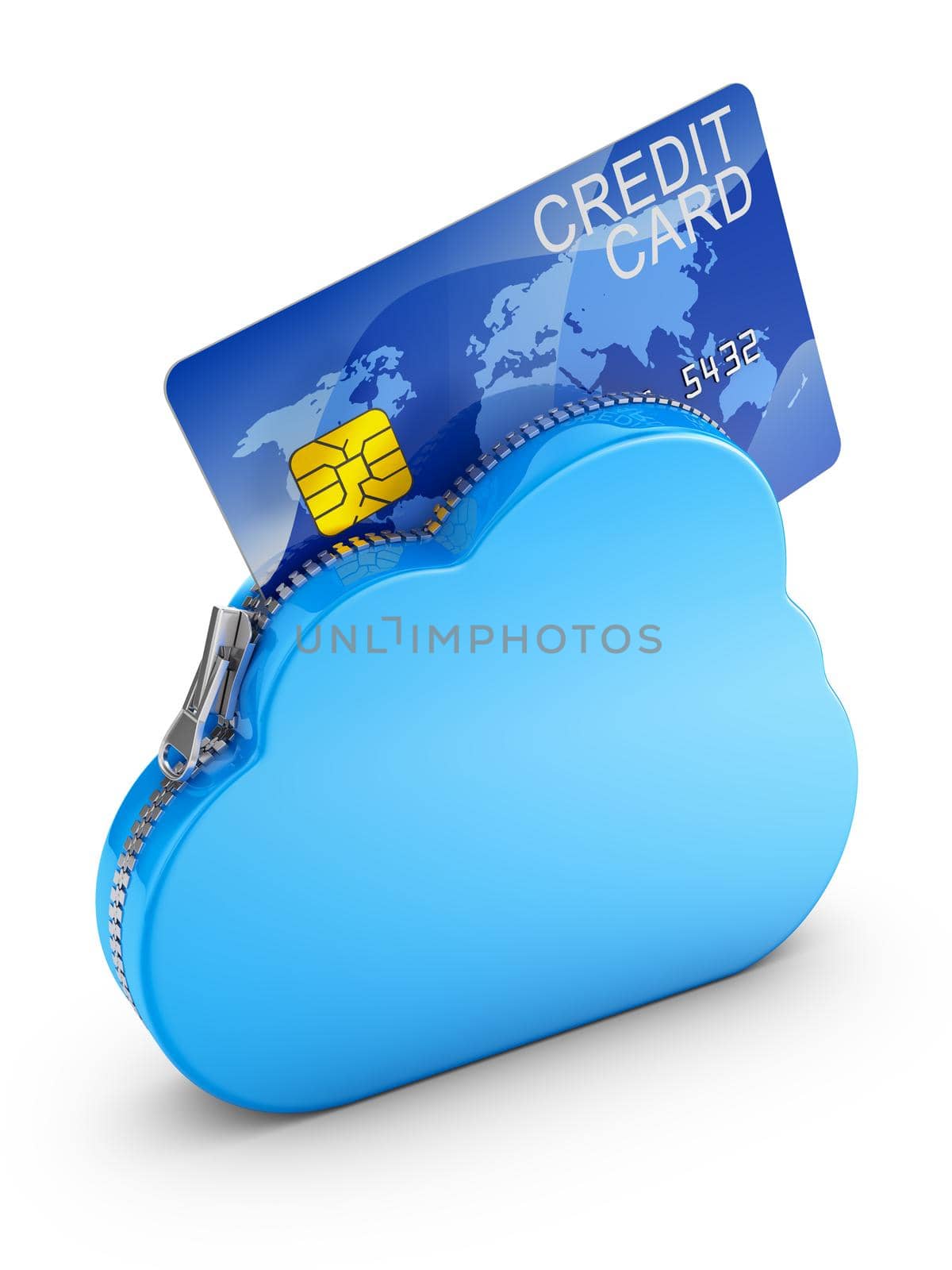 Cloud and credit card by rommma