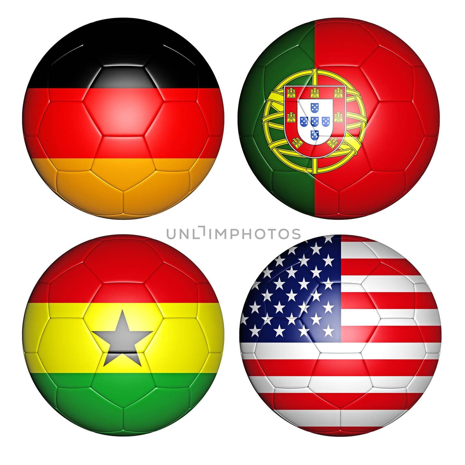 balls with flags