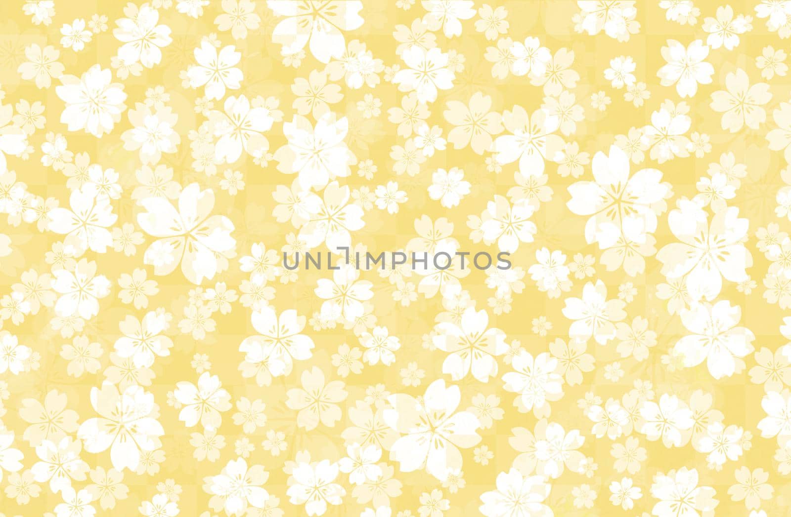 Floral pastel color background illustration ( cherry blossoms) by barks