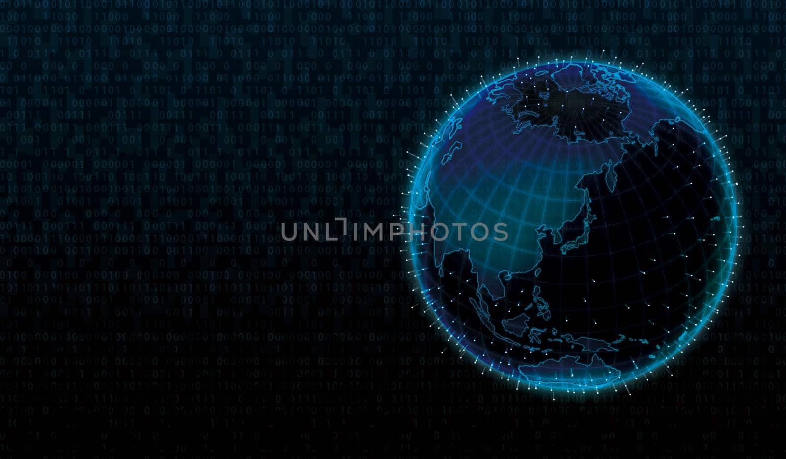 Global network / Internet / IT graphic image.