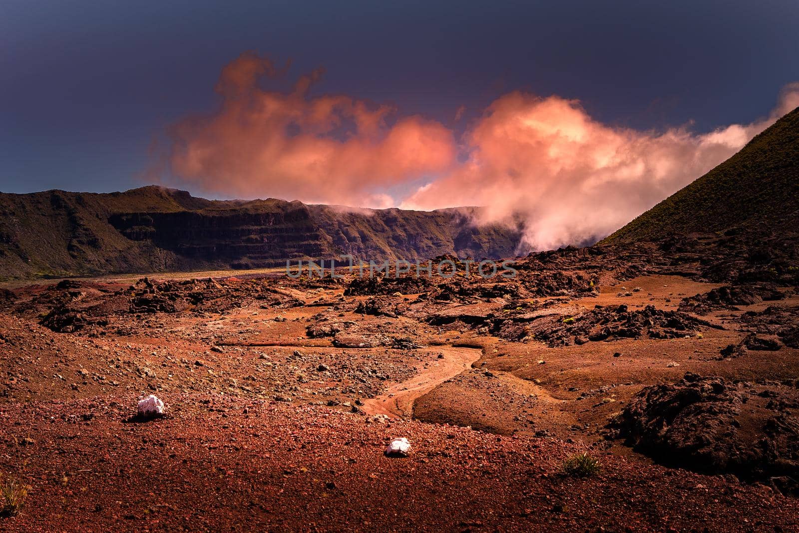 Piton de la Fournaise volcano, Reunion island, France by photogolfer