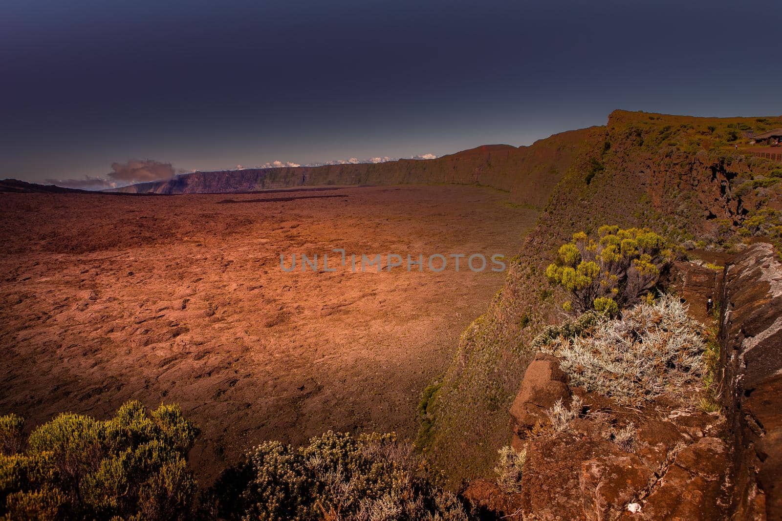 Piton de la Fournaise volcano, Reunion island, indian ocean, France