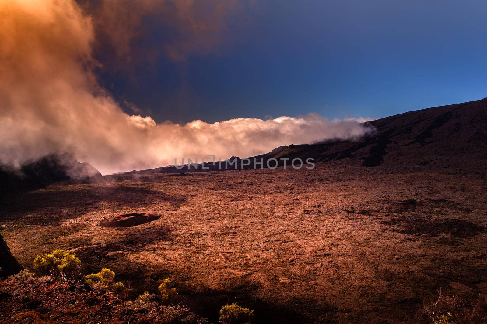 Piton de la Fournaise volcano, Reunion island, France by photogolfer