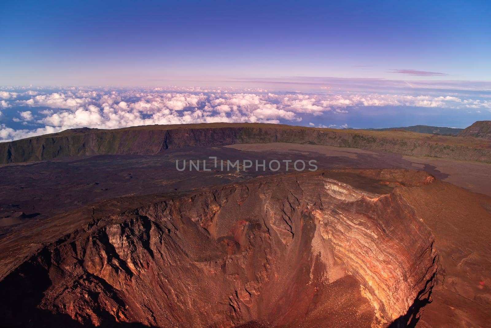 Piton de la Fournaise volcano, Reunion island, France by photogolfer