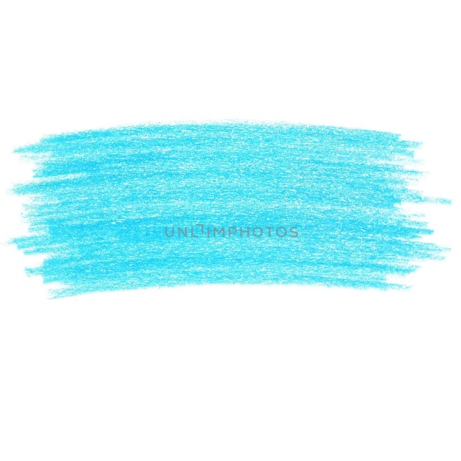 Hand Drawn Abstract Color Pencil Scribble Abstract Illustration Isolated on White Background.