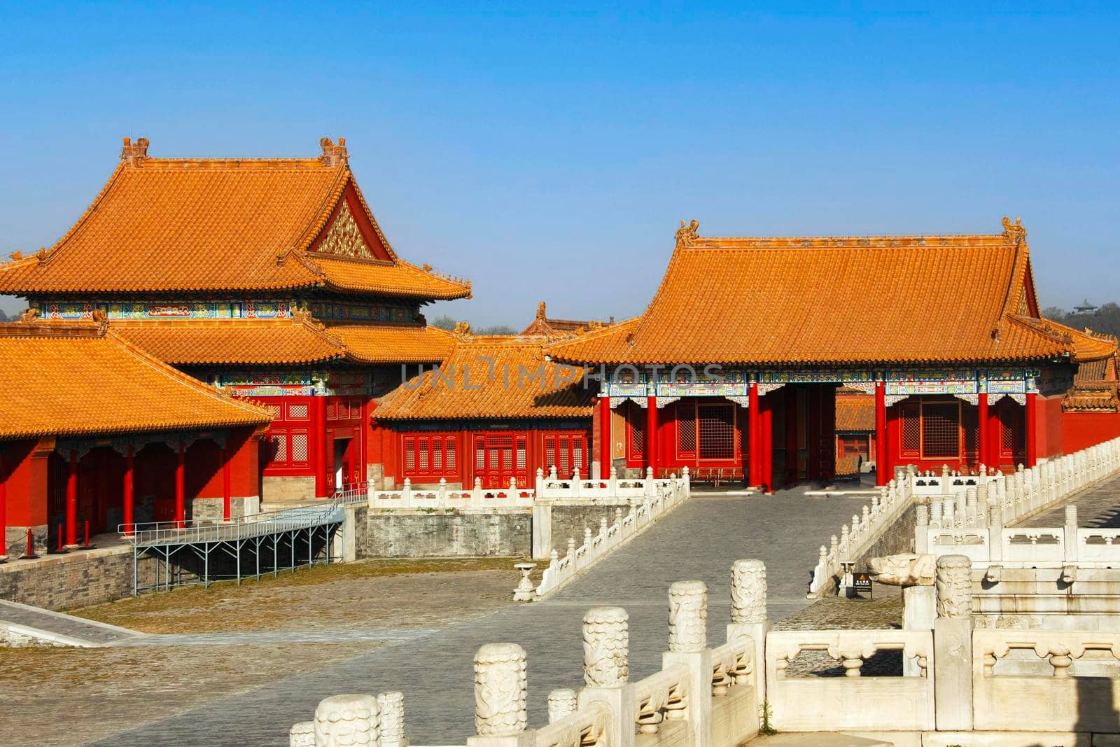 famous forbidden City in Beijing, China, Asia by Weltblick