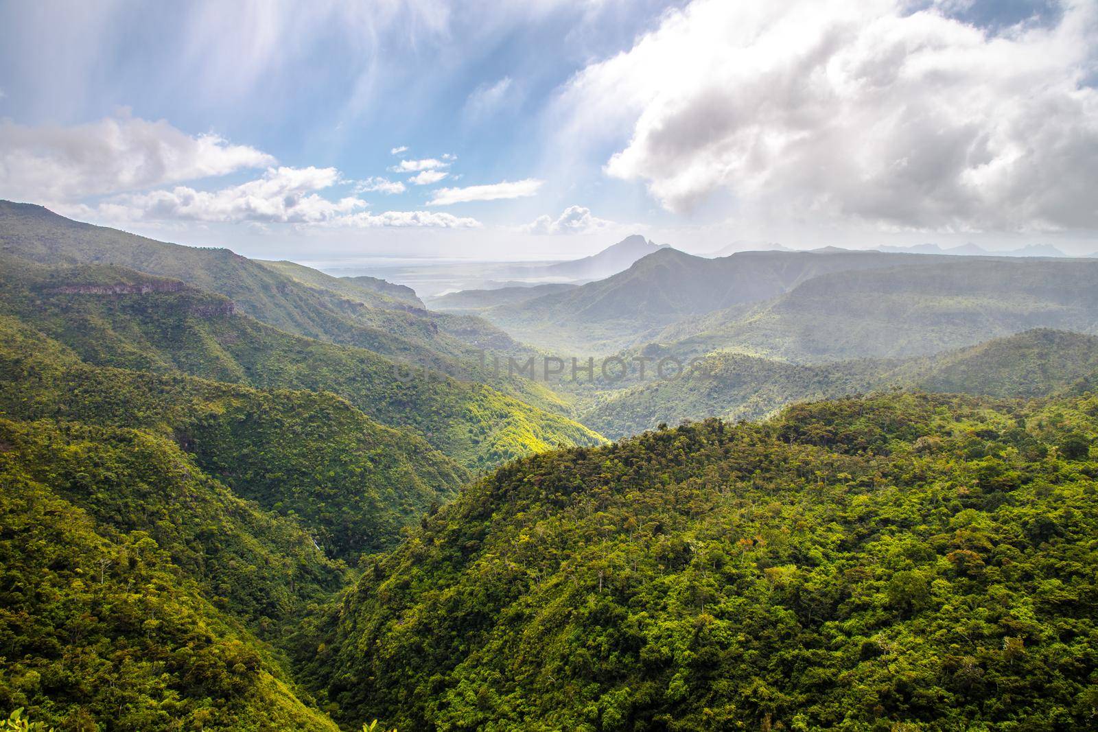 The Black River Gorges National Park in Mauritius, Africa by Weltblick