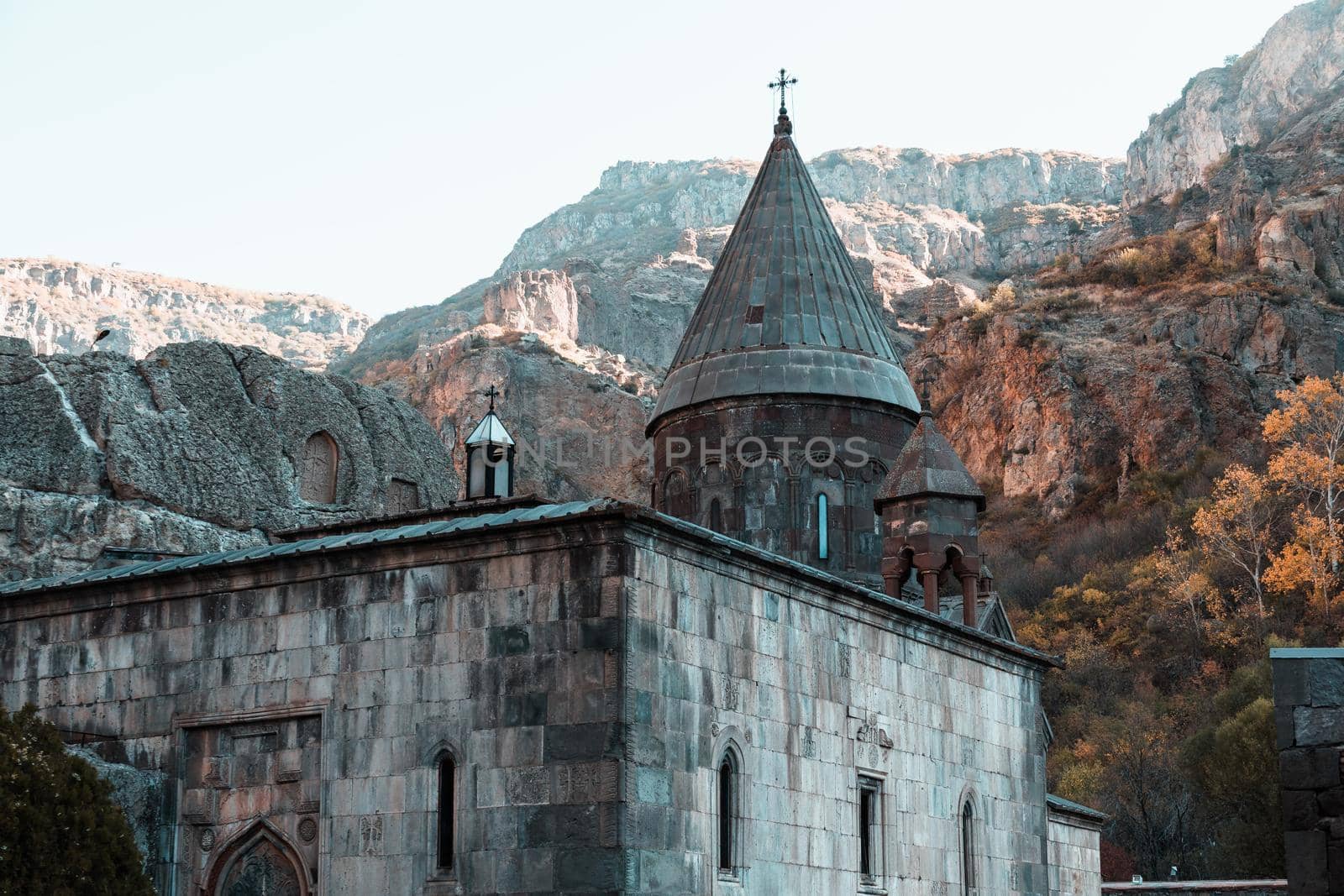 Monastery Geghard in the Kotayk province of Armenia, UNESCO World Heritage Site, Asia