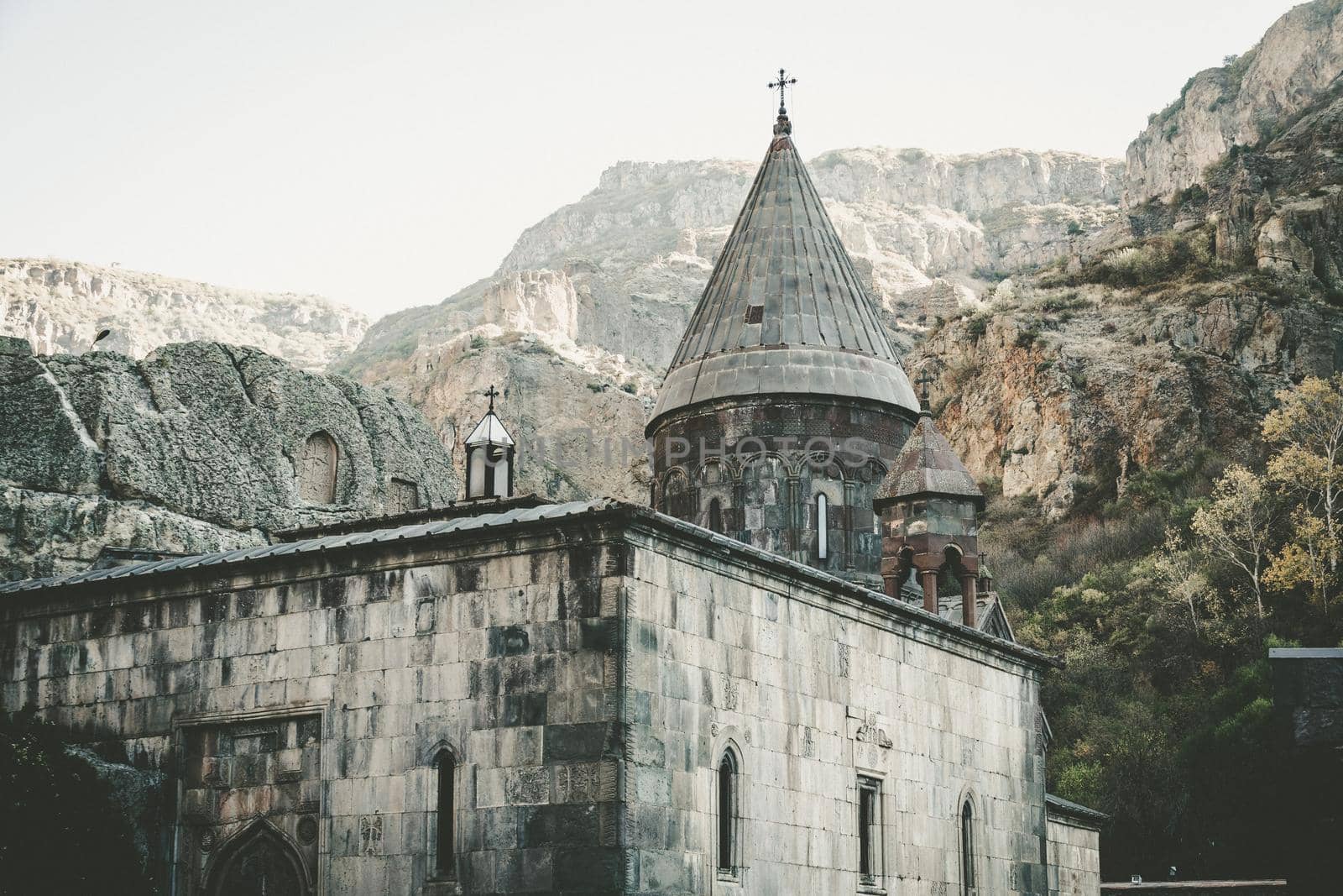 Monastery Geghard in the Kotayk province of Armenia, UNESCO World Heritage Site, Asia