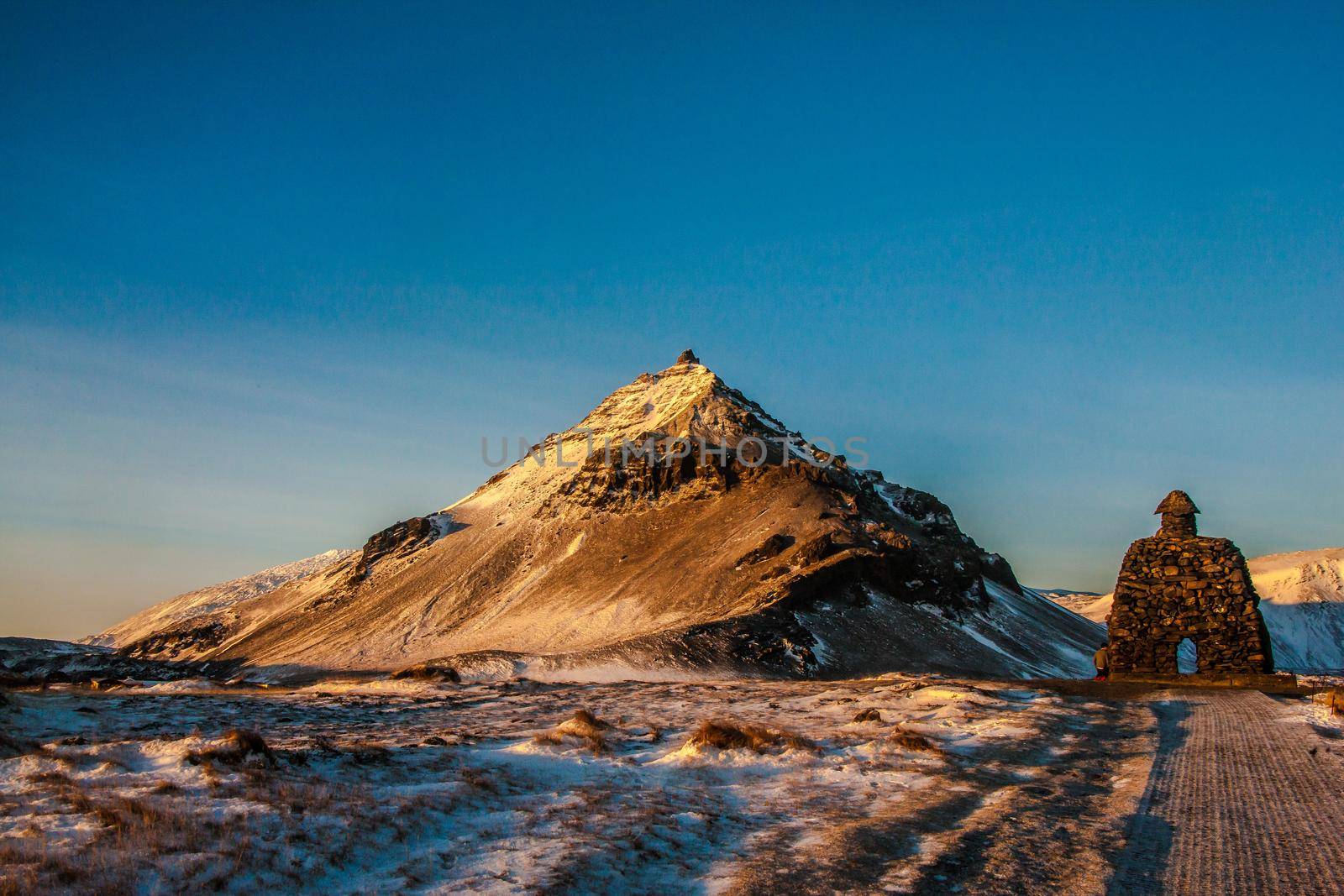 The beautiful Arnarstapi at Snaefellsness Peninsula, Iceland, Europe by Weltblick