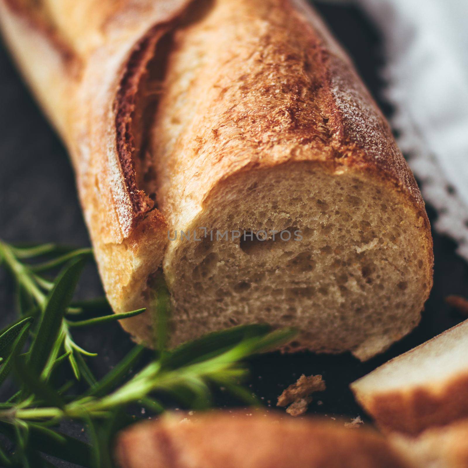 homemade food and pastry styled concept - rustic whole wheat bread recipe, elegant visuals