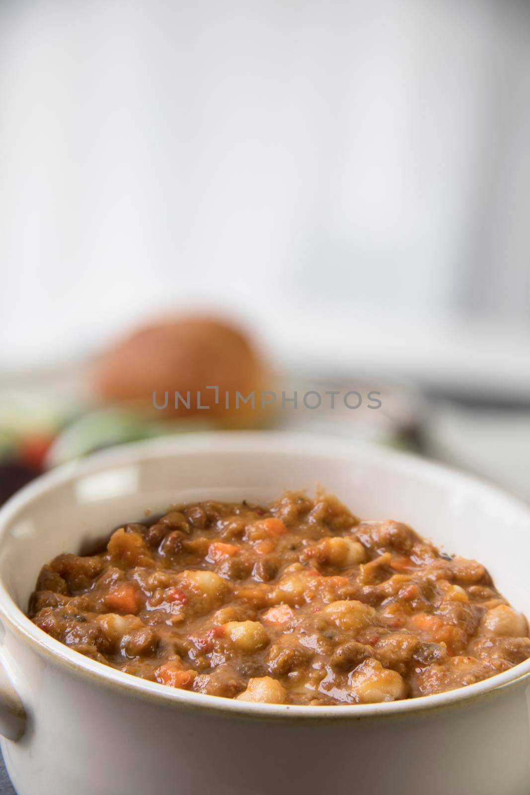 Moroccan Stew Vertical with Copy Space by charlotteLake