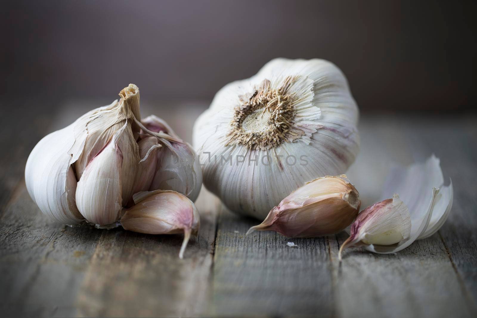 Head of Garlic with Cloves by charlotteLake