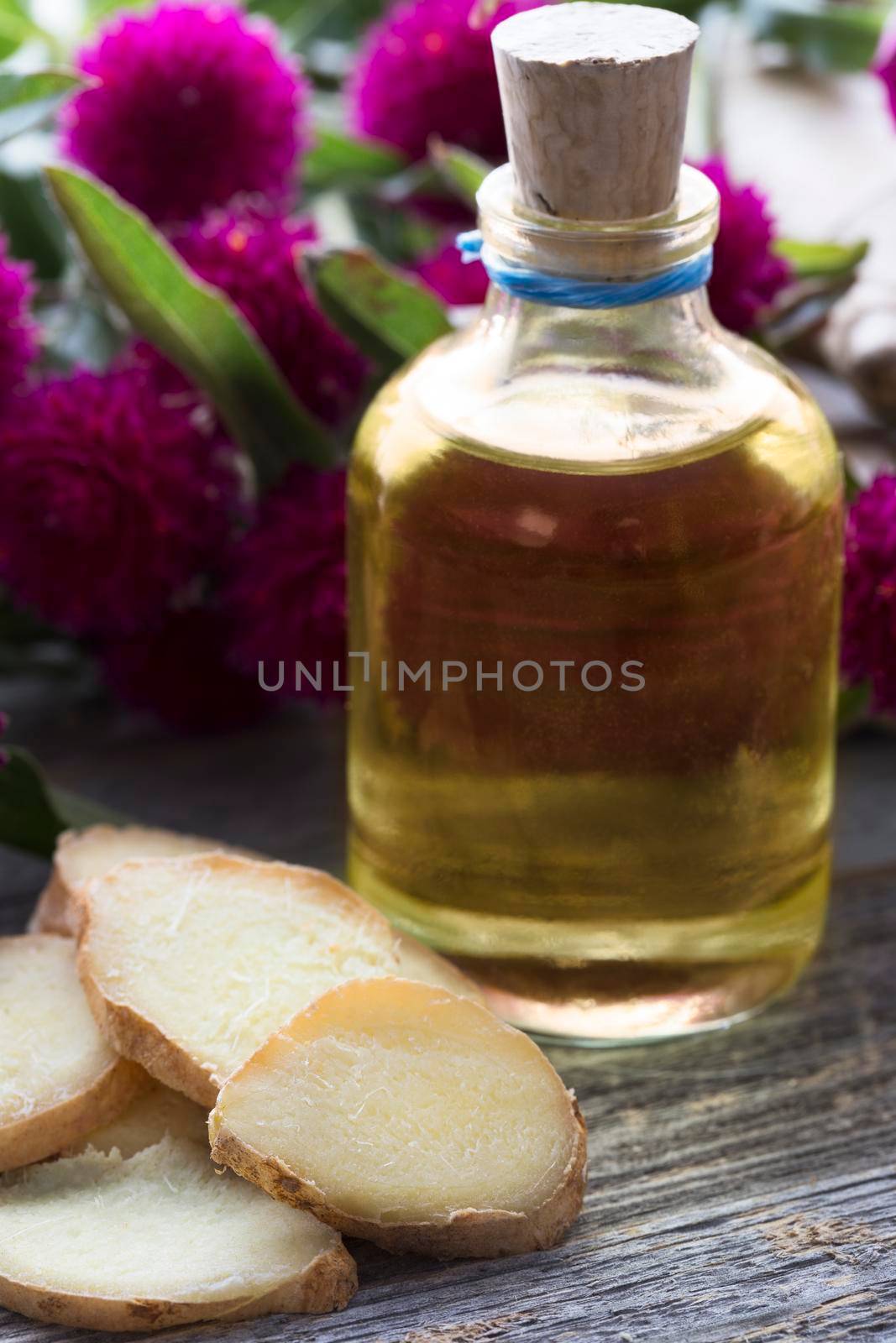 Ginger Slices with Medicinal Oil by charlotteLake