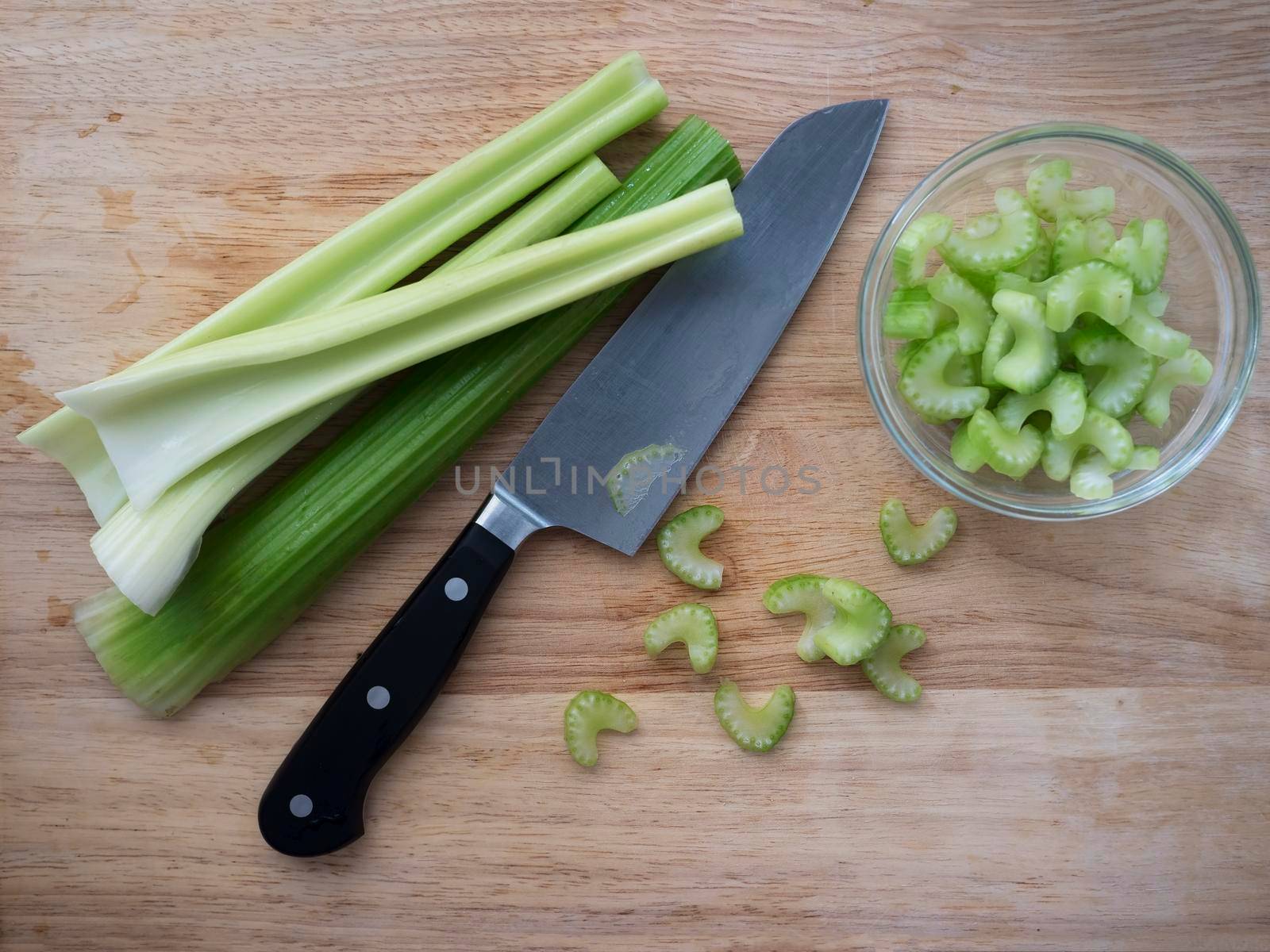 Slicing Celery by charlotteLake