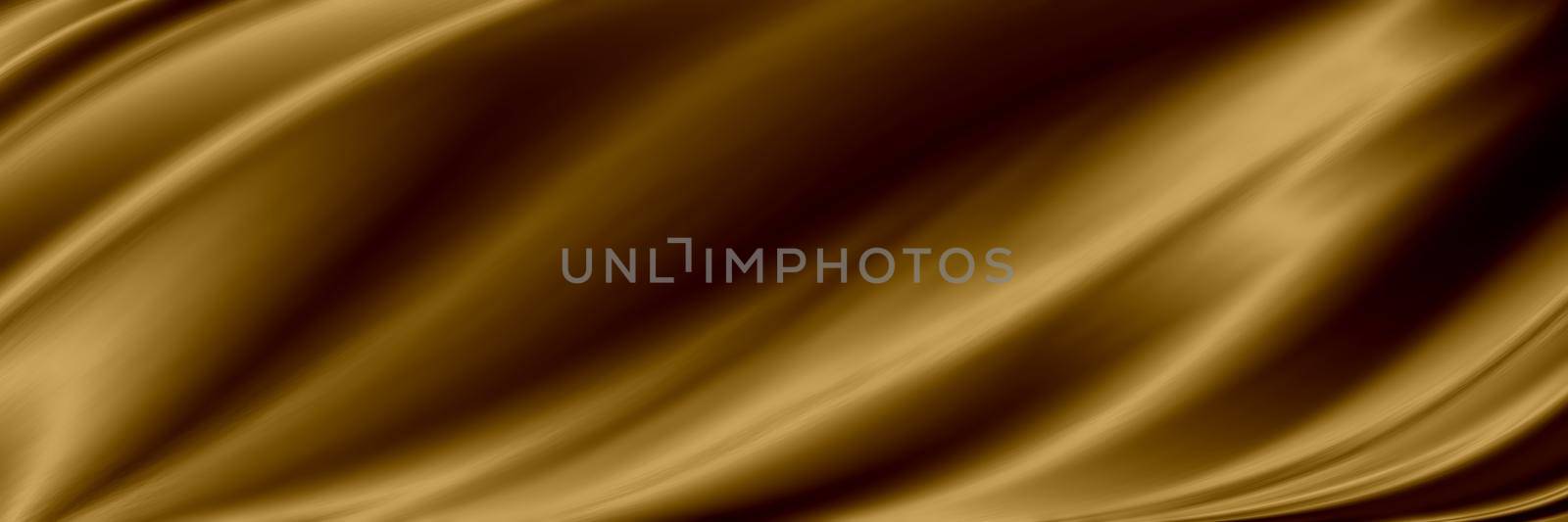 Gold luxury fabric background with copy space by Myimagine