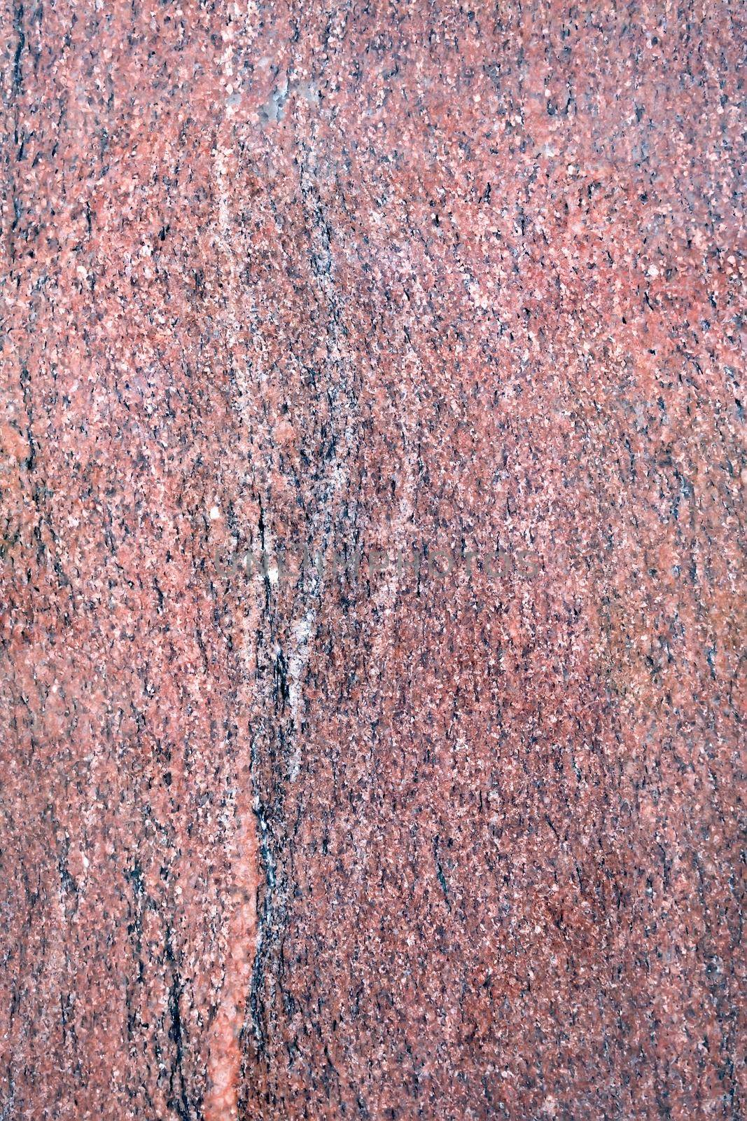 Texture of the treated brown granite