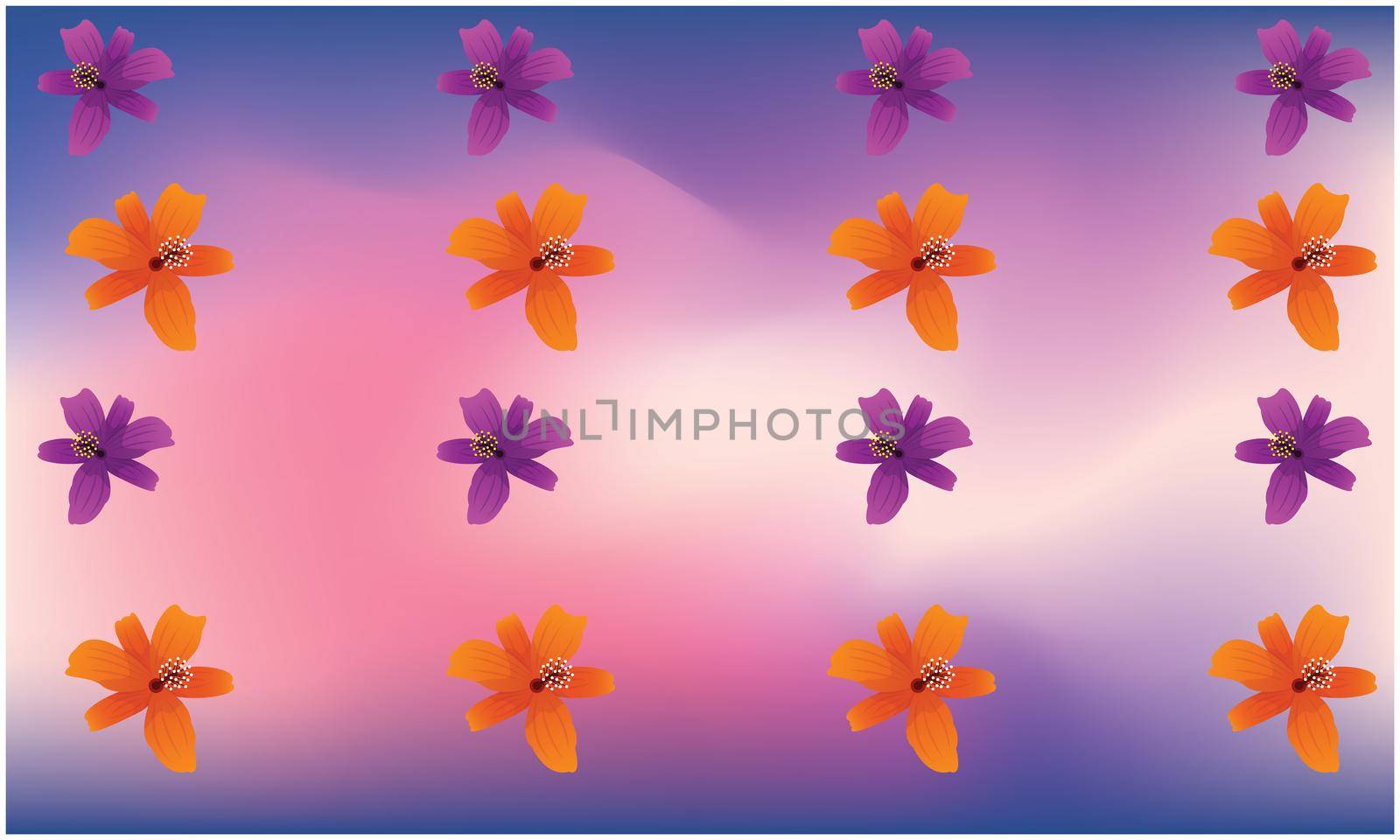 different types of flowers on abstract dark background by aanavcreationsplus