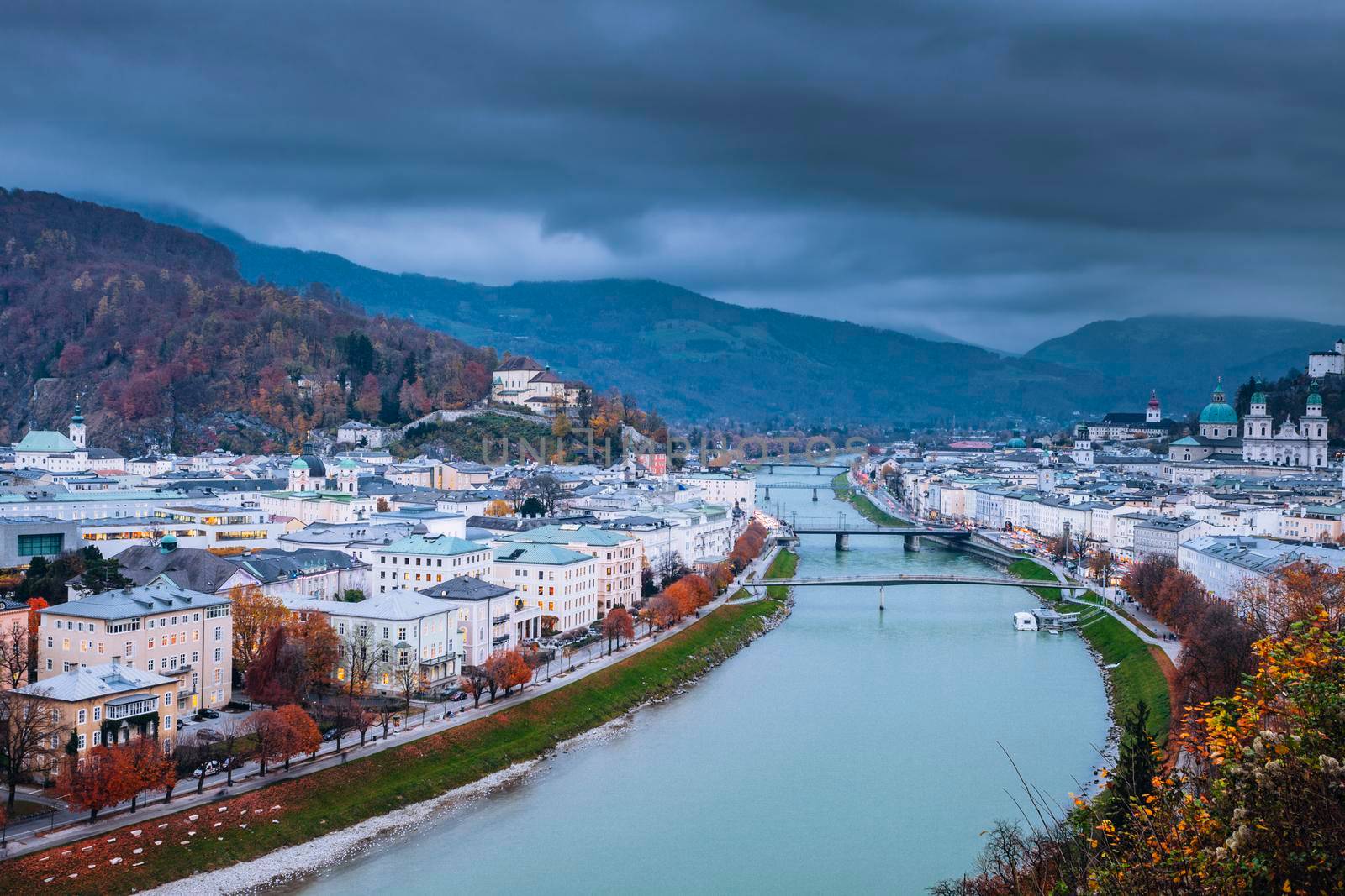 Architecture of Salzburg. Salzburg, Austria.