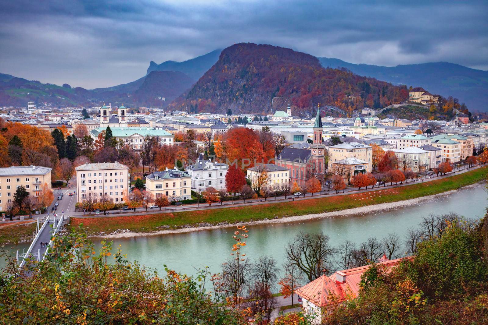 Architecture of Salzburg. Salzburg, Austria.