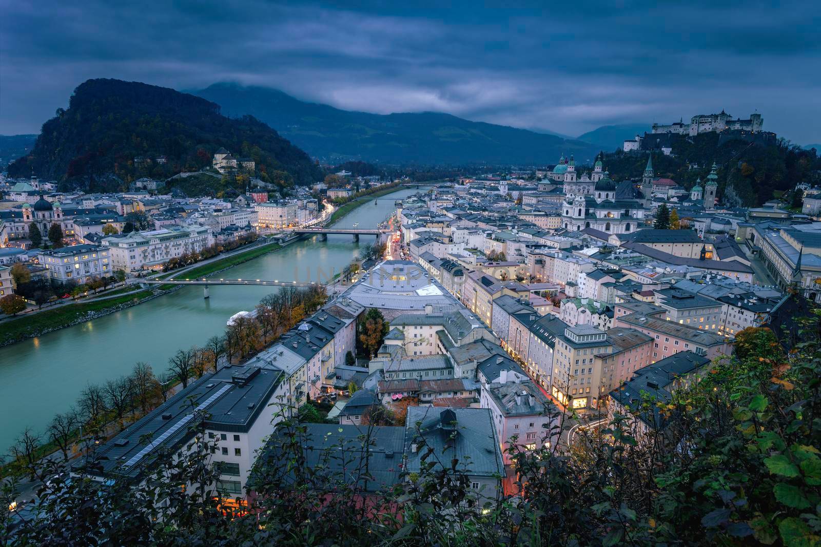 Architecture of Salzburg. Salzburg, Austria.