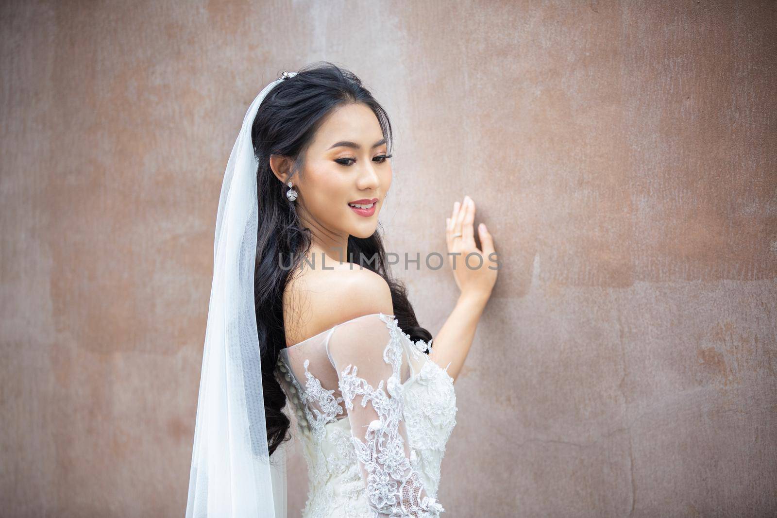 Portrait of real women with fashion hairstyle white cloth standing on street, Young millennial hipster stylish diverse women, real women, empowerment women for women's day concept