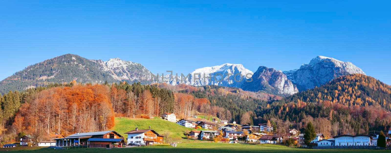 Koenigssee town in Berchtesgaden National Park. Gdansk, Pomorskie, Poland.