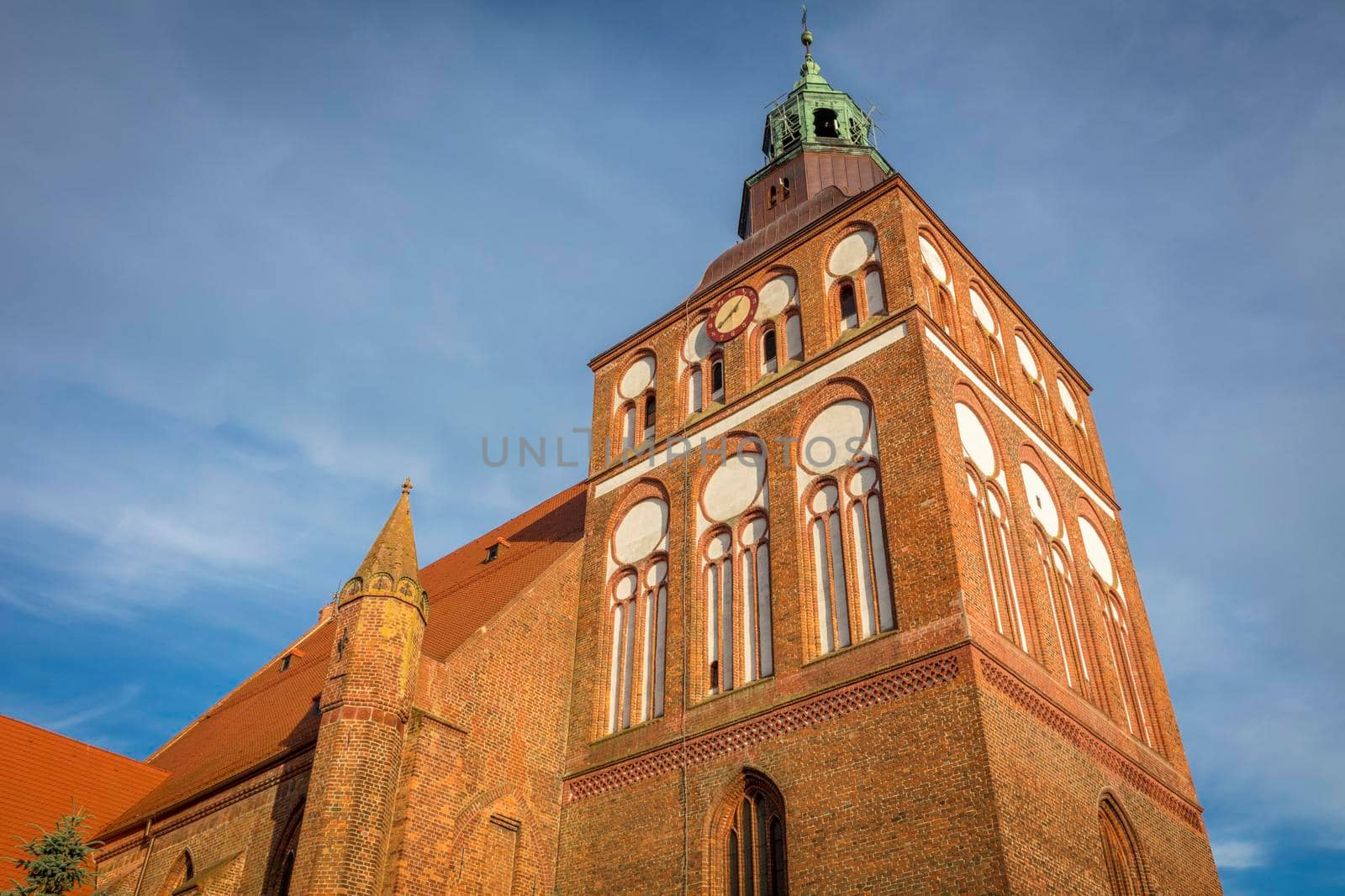 Church in Gryfice. Gryfice, Pomerania, Poland.