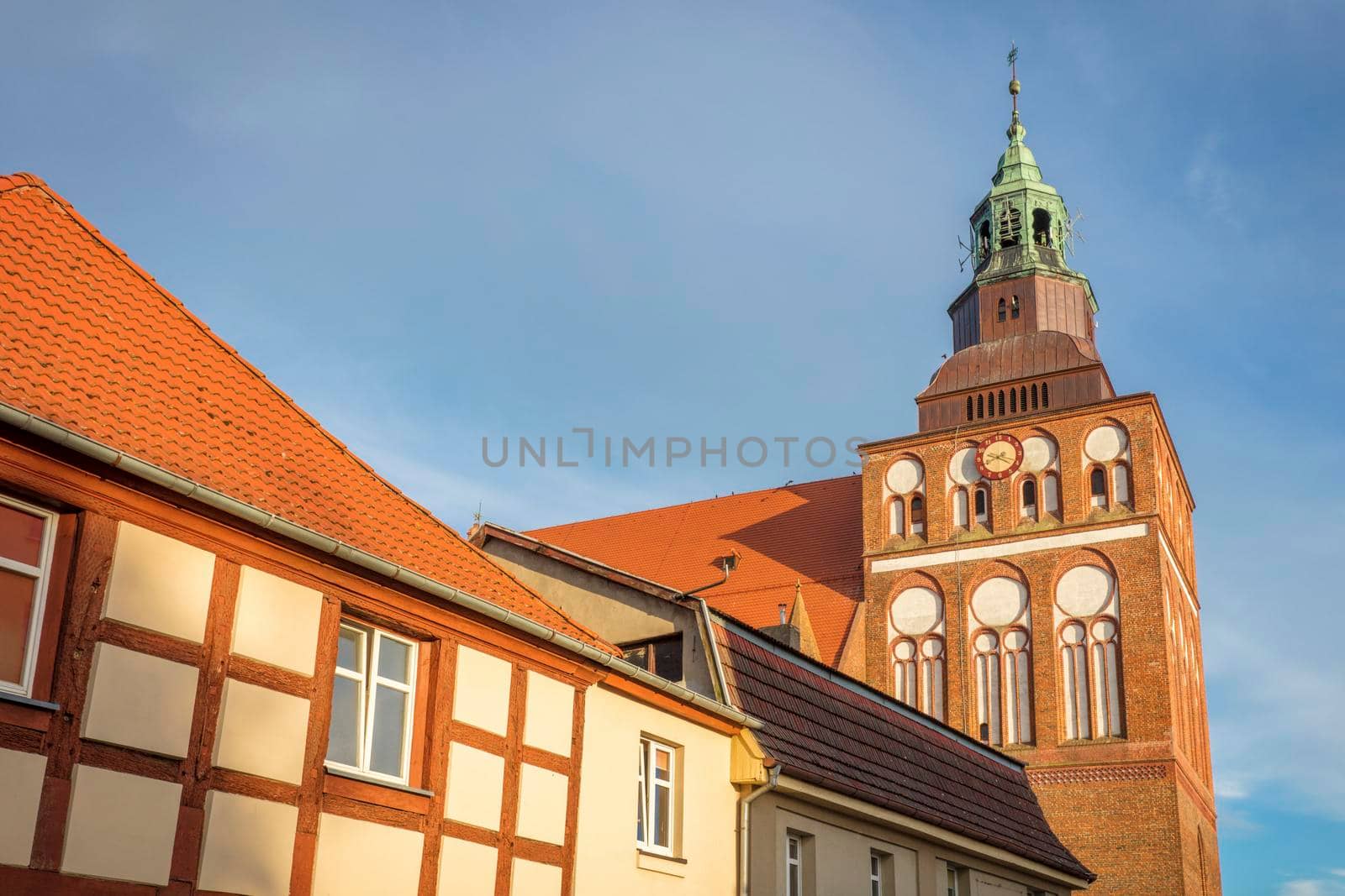 Church in Gryfice. Gryfice, Pomerania, Poland.