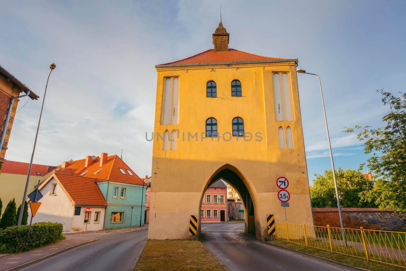 Old City Gate in Gryfice. Gryfice, Pomerania, Poland.