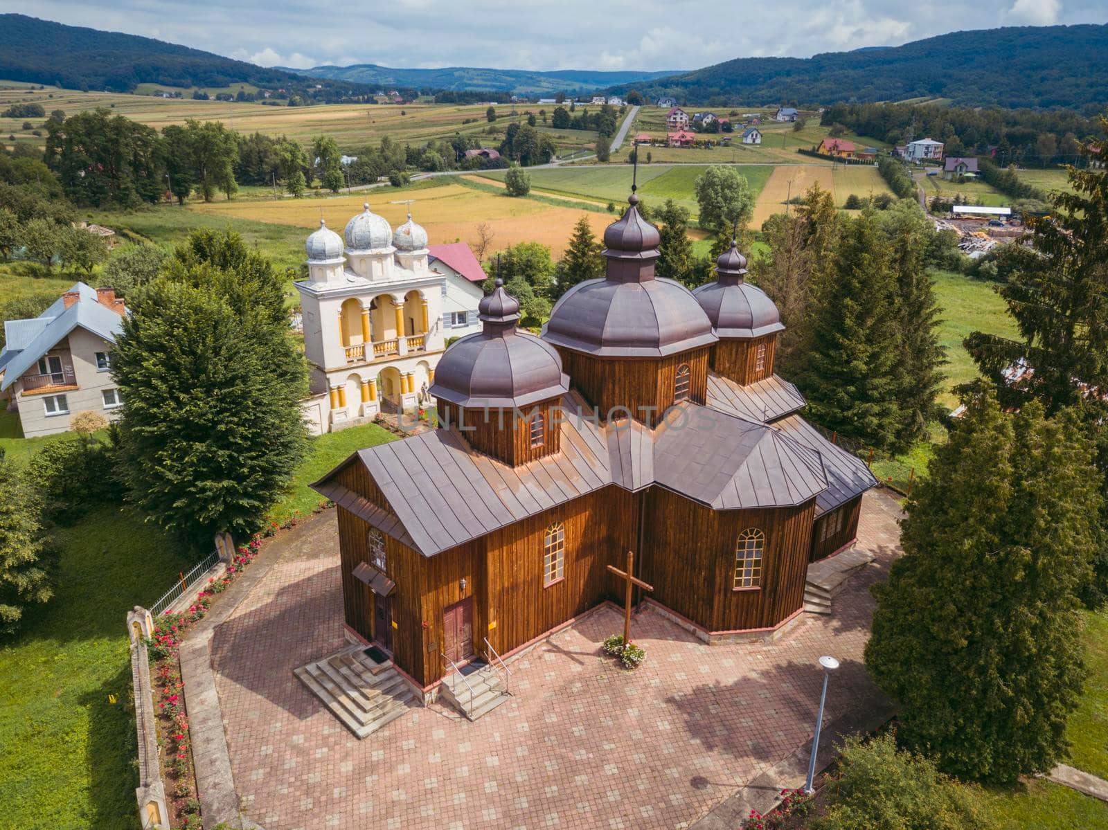 St Peter and Paul church in Jurowce. Jurowce, Subcarpathia, Poland.