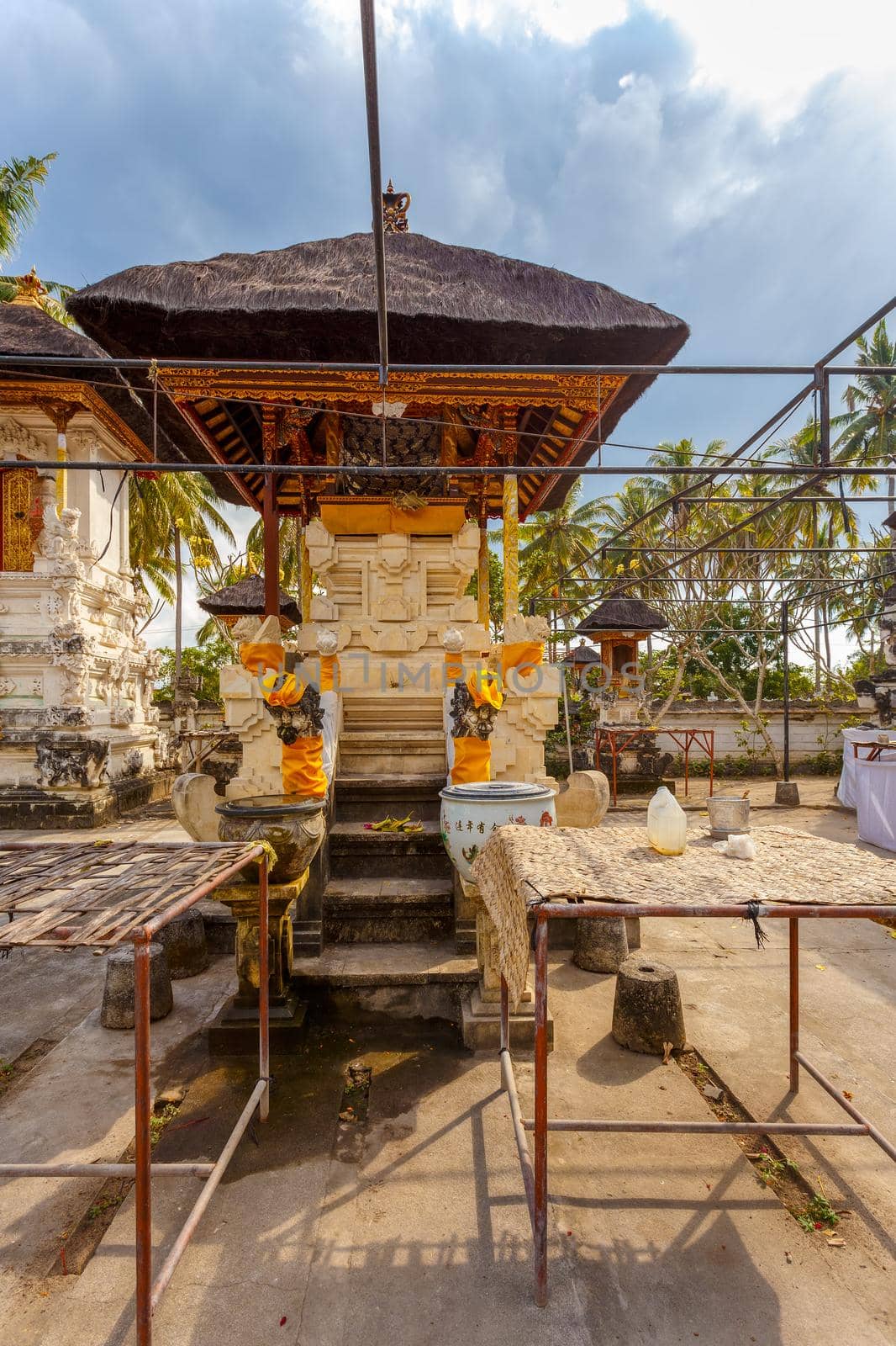 Small Hindu Temple near village Kampung Toyapakeh in Nusa Penida island, Bali, Indonesia