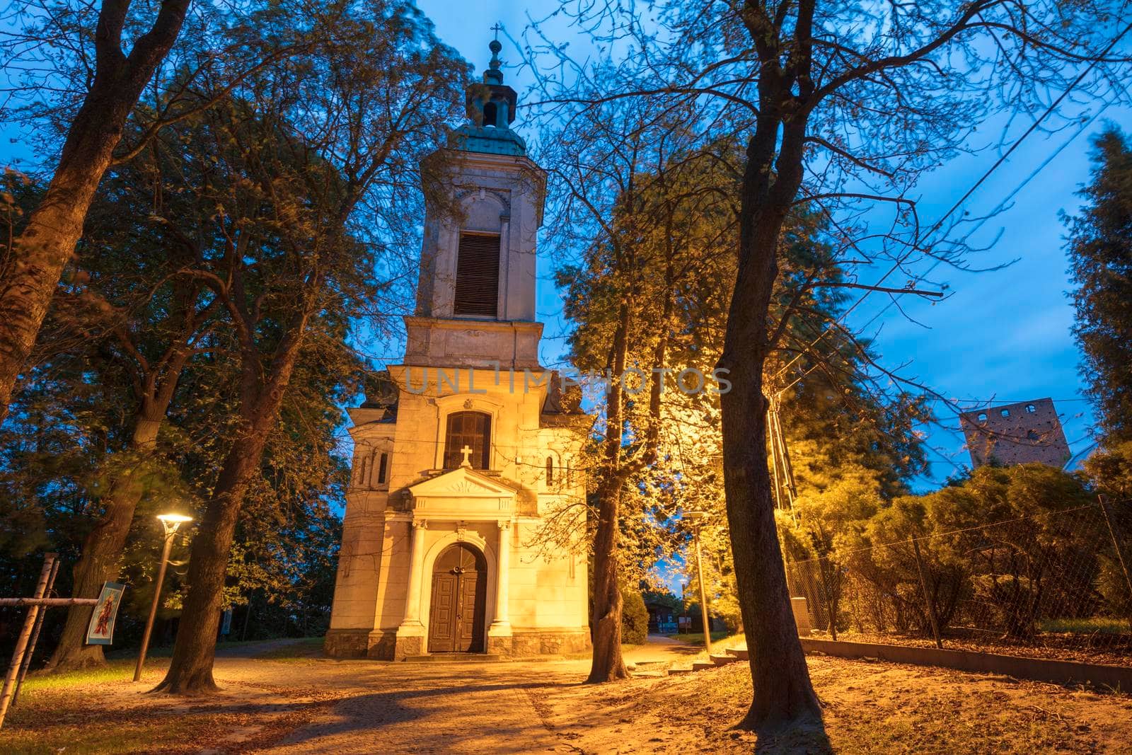 Church in Czersk. Czersk, Masovia, Poland.