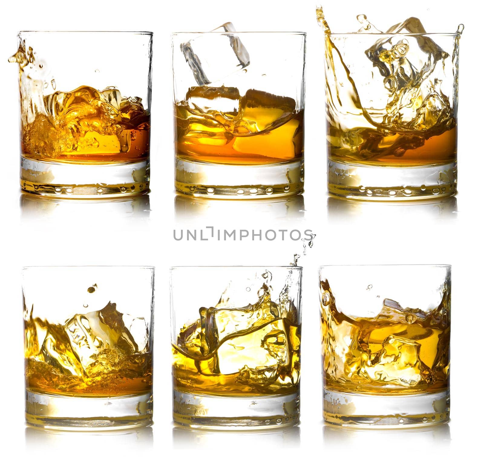 Glass of scotch  by kornienko