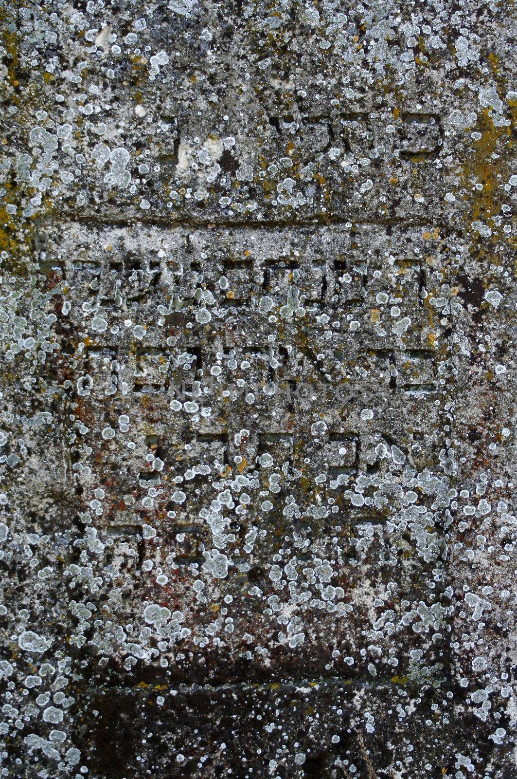 texture of old grave stone by kornienko