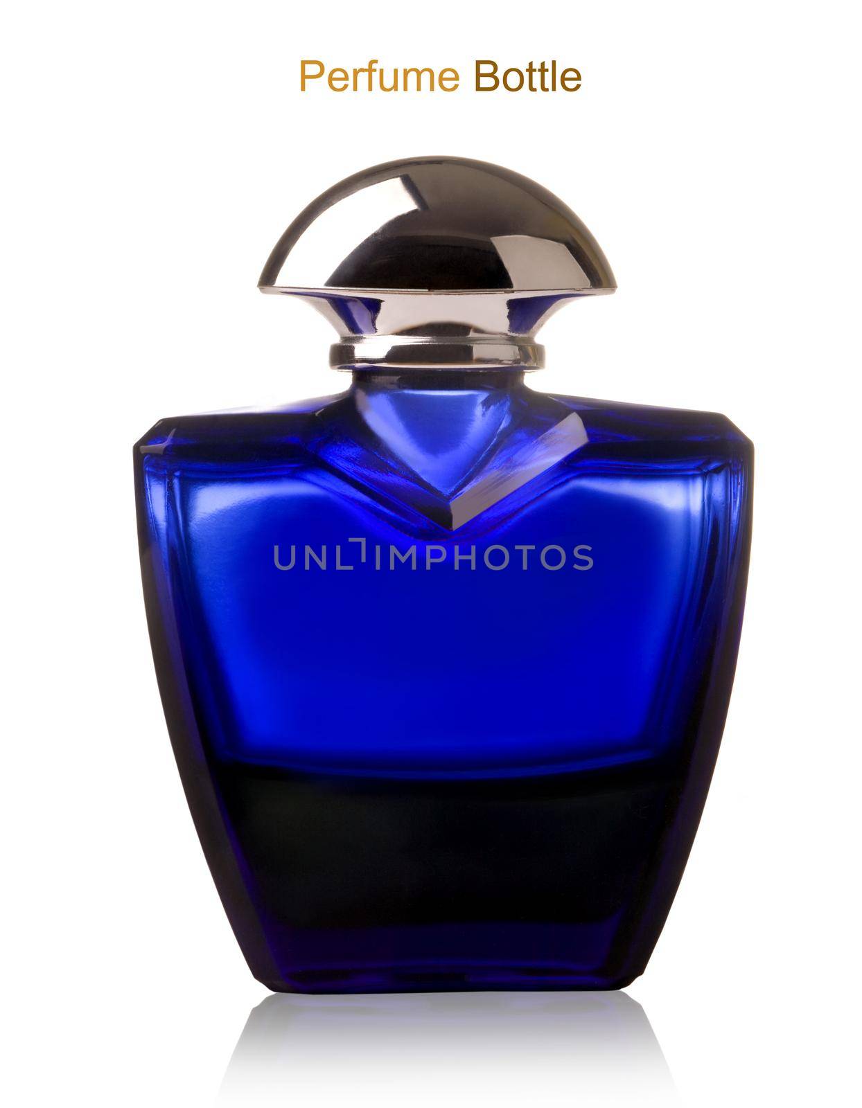 Blue perfume bottle  by kornienko