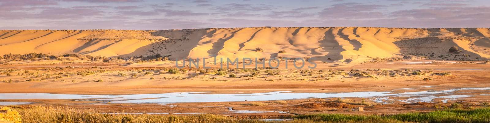 Saguia el Hamra River in Laayoune. Laayoune, Western Sahara, Morocco.